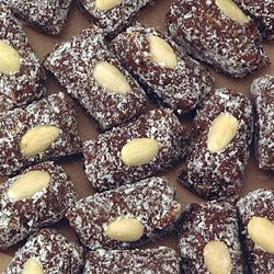 Photo of coconut date nut rolls