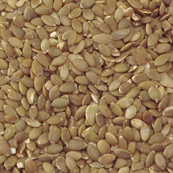 Photo of raw hulled pumpkin seeds