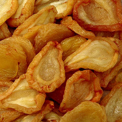 Photo of dried pear slices