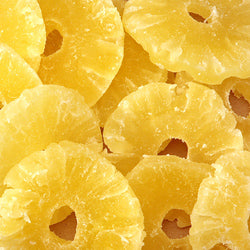 Photo of dried pineapple rings
