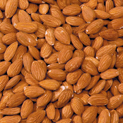 Photo of natural almonds